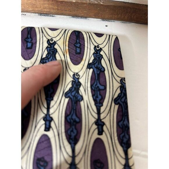 Lot Of 5 Ties Silk Structure Lanvin Zegna Donna Karan Gatti - Picture 13 of 16